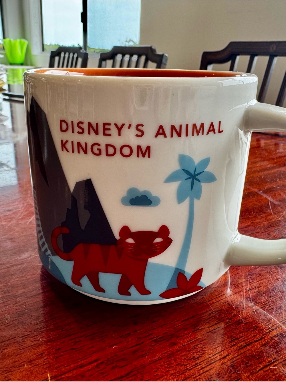 You Are Here Starbucks Disney Animal Kingdom Ceramic Mug - full size 14oz